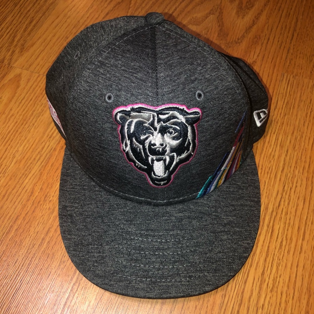 Chicago Bears Crucial Catch Breast Cancer Awareness New Era Hat Size 7